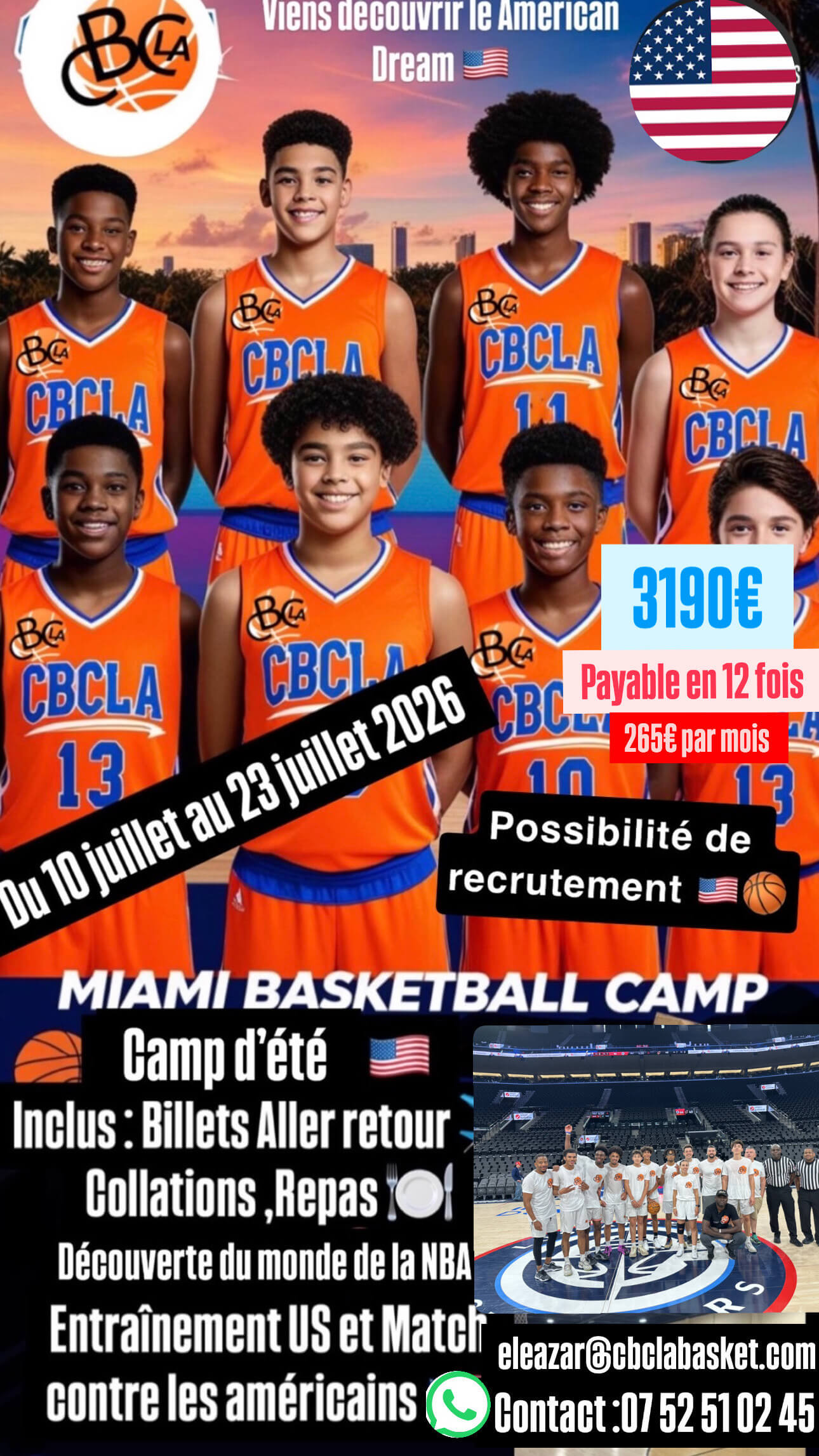 Camp à Miami